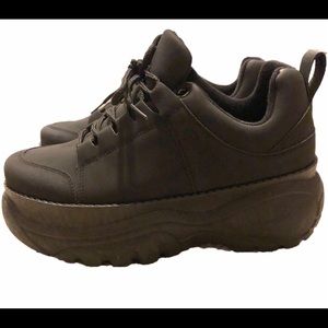 Black platform sneakers, from Dolls Kill; size 8.5